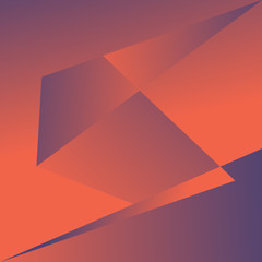 Abstract geometric background design shape,vector illustration,modern gradient orange  and purple background
