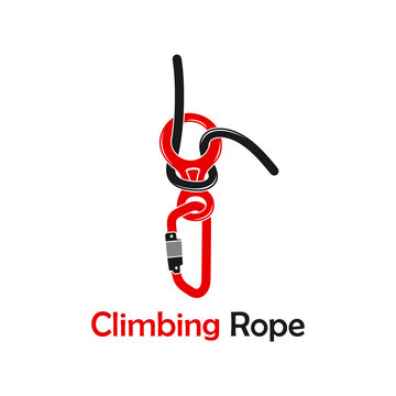 Mountain Climbing Rope Logo