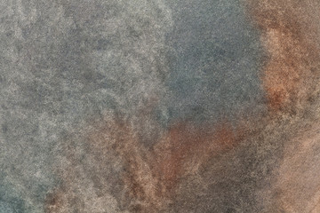Abstract art background dark gray and brown colors. Multicolor watercolor painting on canvas
