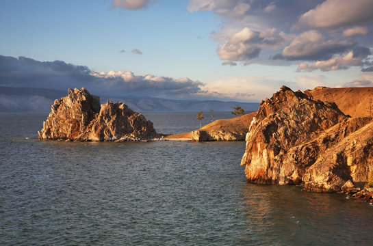 Shaman Rock In Khuzhir. Olkhonsky District. Irkutsk Oblast. Russia