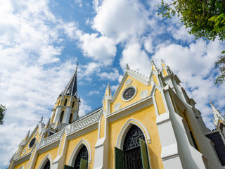 Thai temples that have been inspired by Gothic architecture and imitate Christian churches,Was...