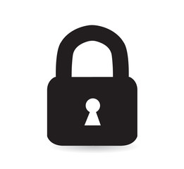 padlock icon symbol vector illustration