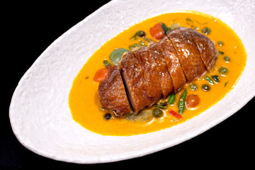 curry roasted duck