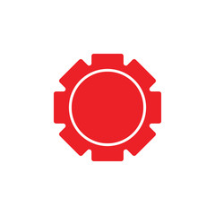 shine sun geometric design logo vector