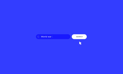 World War written on a browser search bar