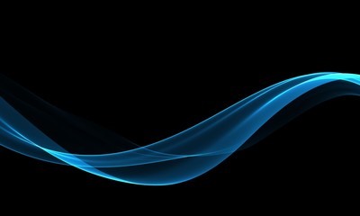 Color light blue abstract waves design 