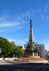 Fototapeta na wymiar Porto ALegre, Rio Grande do Sul, Brazil - 20/12/2019 - the center of Matriz Square (Praça da Matriz) , Porto Alegre, Rio Grande do Sul, Brazil