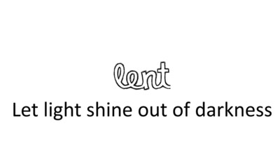 Lent season Quote, typography for print or use as poster, card, flyer or T shirt