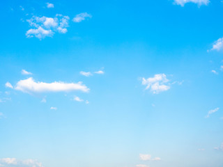 Blue Sky background with clouds color White