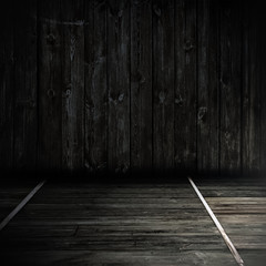 Obraz premium old wooden interior