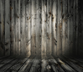 old wooden interior