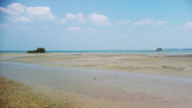 White beach and Blue sea with Koh phuket Best Island in Thailand