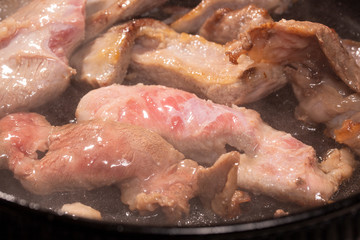 牛肉の鉄板焼き