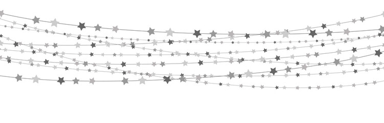 stars on strings background for christmas time