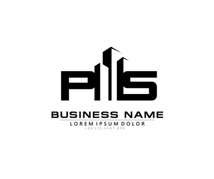 P S PS Initial Building Logo Concept