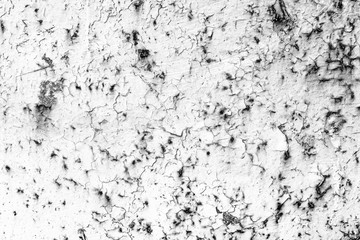 Texture of a metal wall with cracks and scratches which can be used as a background