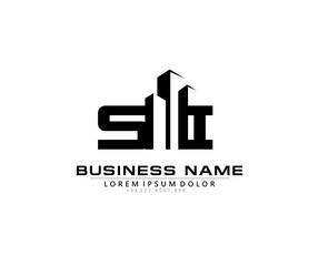 S I SI Initial building logo concept