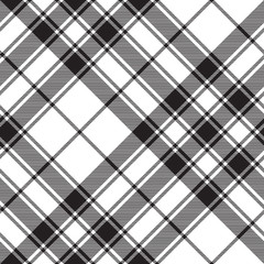 Pride of scotland tartan diagonal fabric texture seamless pattern