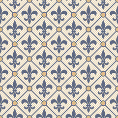 Obraz premium retro seamless ornamental pattern