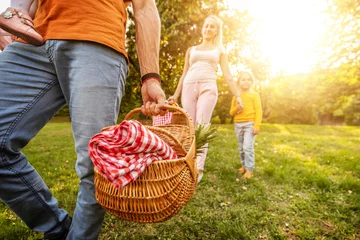 Foto op Plexiglas Cheerful family on vacation enjoying outdoors © Sanja_85