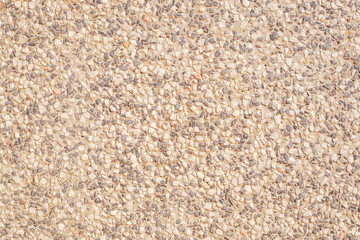 Small gravel wall Mix stone to make wall texture abstract background