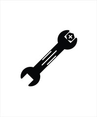 wrench icon,vector best flat wrench icon.