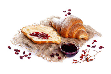 Shooting for the catalog. Bakery products on a white background. Bread, baguette, sweet buns, pies. isolated.