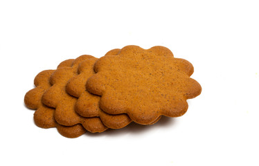flower cookie isolated