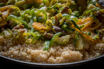 Moroccan couscous with vegetables