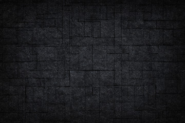 Black stone brick wall texture dark wall texture abstract background