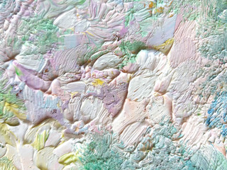 Fototapeta premium Beautiful mixed pastel colors. Wallpaper with texture.