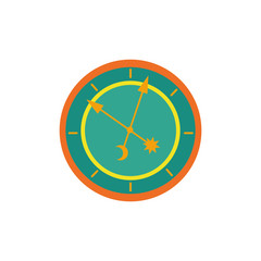 time watch fairytale object isolated icon