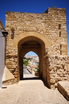 Santa Lucia gateway off the Plaza Santa Lucia in the old town, Ubeda, Spain.