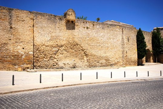 Granada gate (Puerta de Granada) in the city wall, Ubeda, Spain.