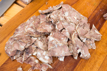 pork cold cuts typical parma products