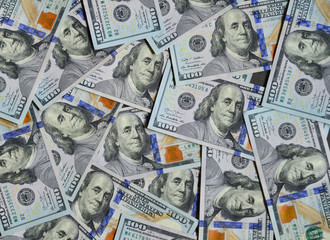 100 US dollar billnote background