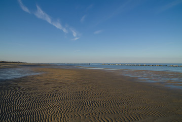 La spiaggia in inverno