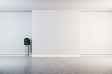 Exhibition hall interior