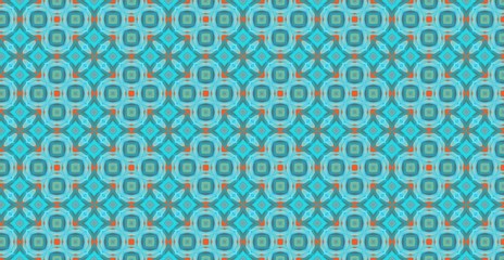 seamless pattern blue flowers 