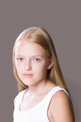 Portrait of beaut young girl