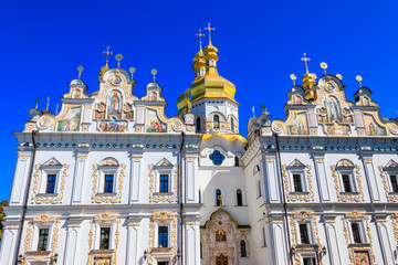 Dormition Cathedral of the Kiev Pechersk Lavra (Kiev Monastery of the Caves) in Ukraine