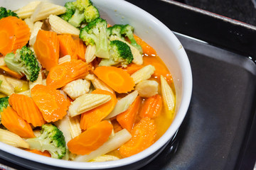 vegetable soup with vegetables