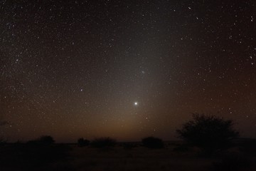 Obraz na płótnie Canvas Zodiacal Light Namibia