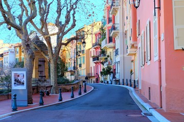 Fototapeta na wymiar Street in Monaco