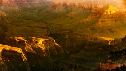 Bunter Grand Canyon National Park im Abendlicht