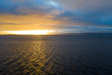 Obraz premium sunset over the sea