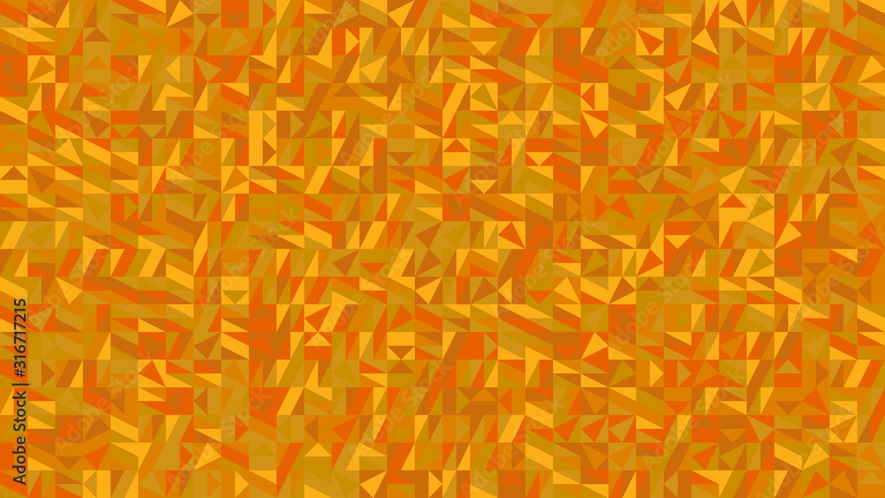 Poster chaotic geometrical triangle pattern website background - colorful polygonal vector graphic design