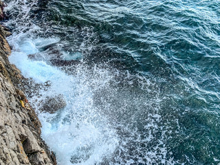 Flashing sea water background