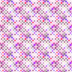 Seamless square pattern background design - colorful geometrical abstract vector illustration from diagonal squares