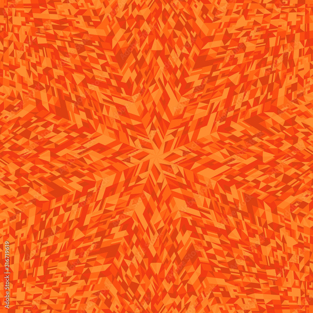 Poster dynamic burst pattern background design - circular abstract vector graphic from geometrical shapes